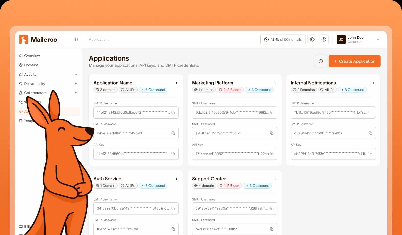 Maileroo Dashboard