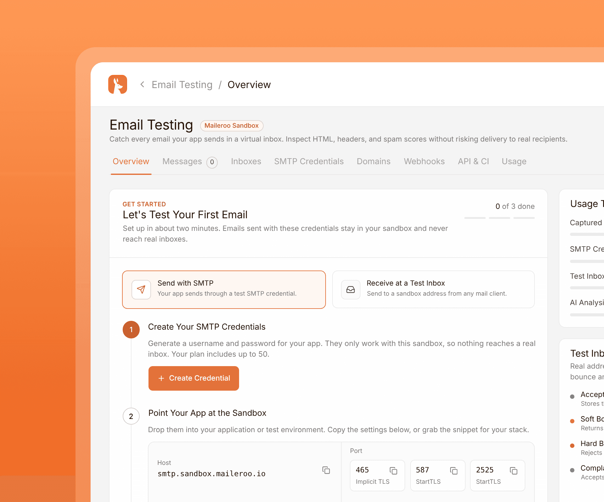 Maileroo email testing