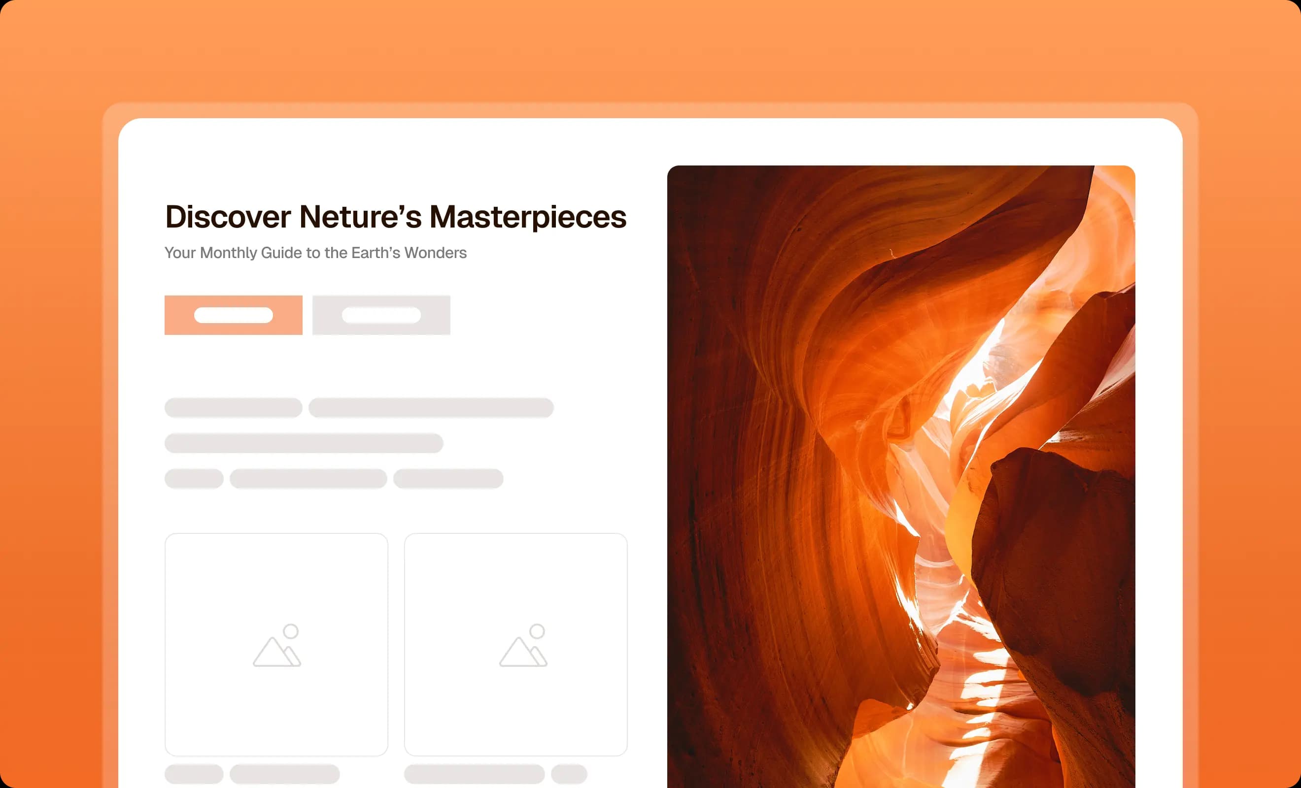 discover natures masterpieces