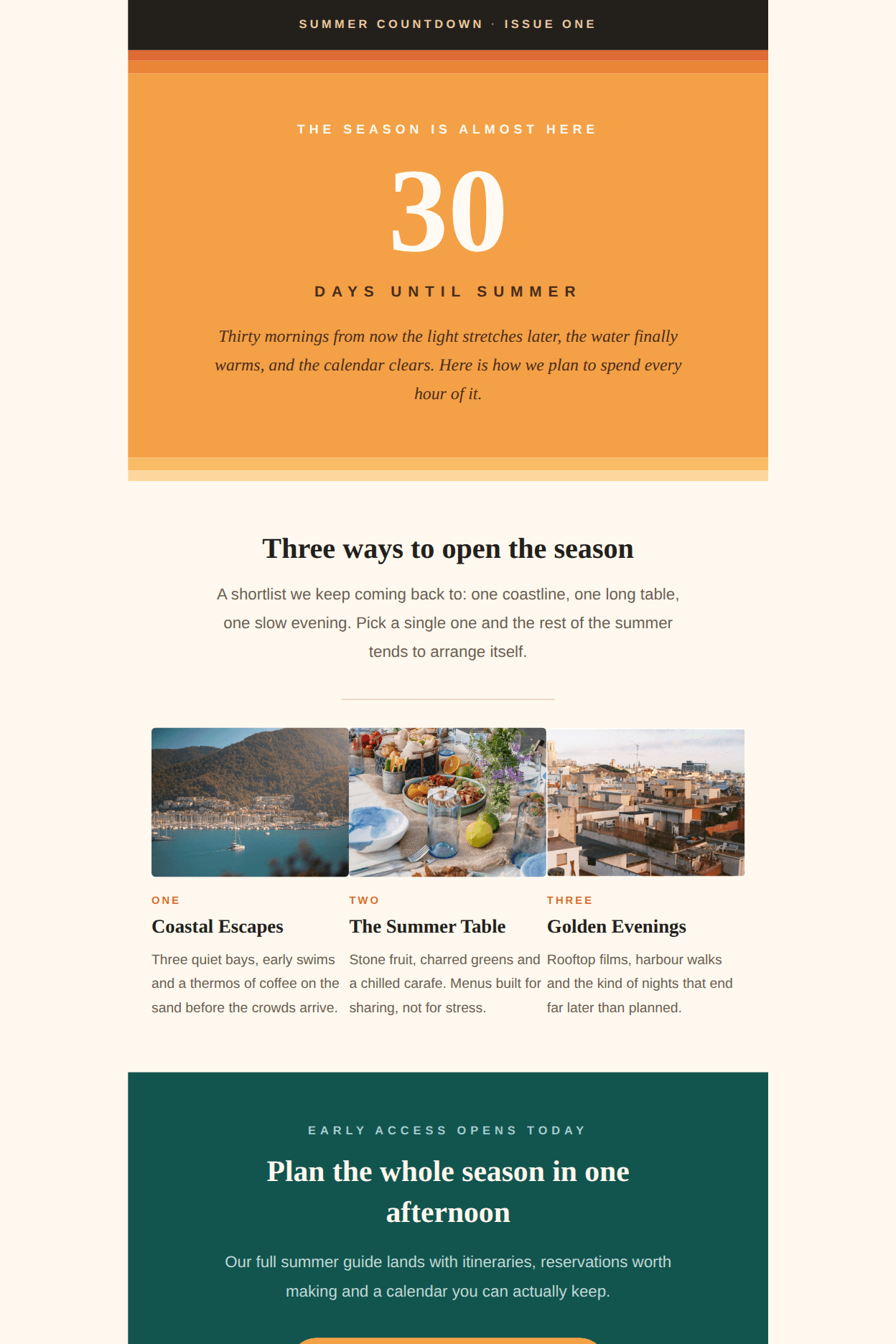 Summer Countdown Kickoff