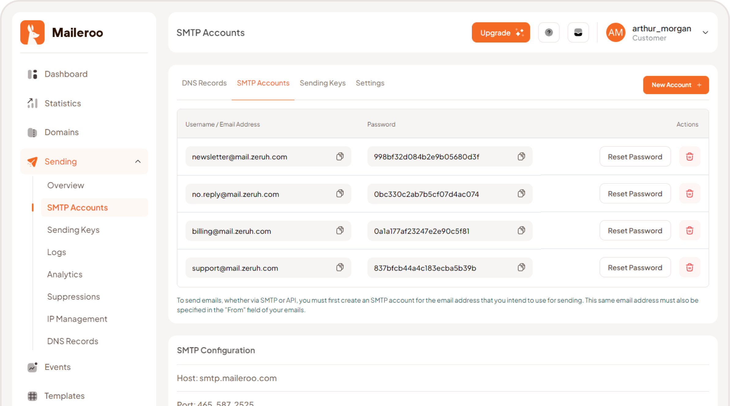 SMTP Email Service